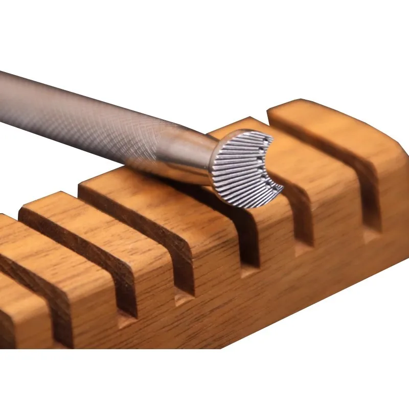 

Dot & C-Shaped Vein Stamp 10x9mm - 304 Stainless Steel For Veg Tanned Leather | Radial Leaf Embossing Tool For Leathercraft