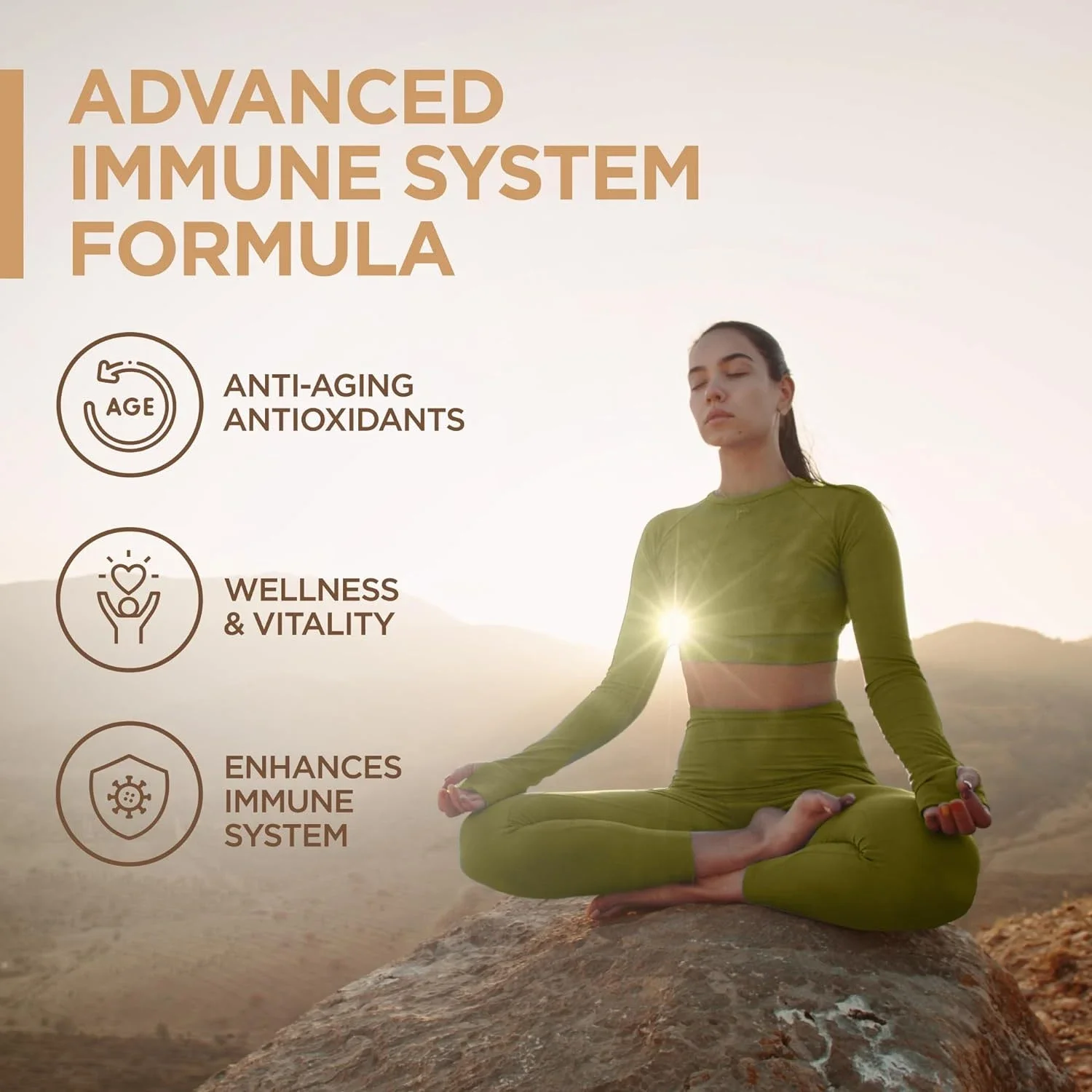 

Original Mushroom Complex Capsules with Lions Mane Chaga Cognitive Brain Function Stress Relieves Beauty Health Diet Supplement