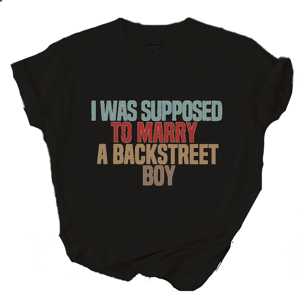 Backstreet Boys t-shirts menfunny Tee boy graphic y2k harajuku clothing