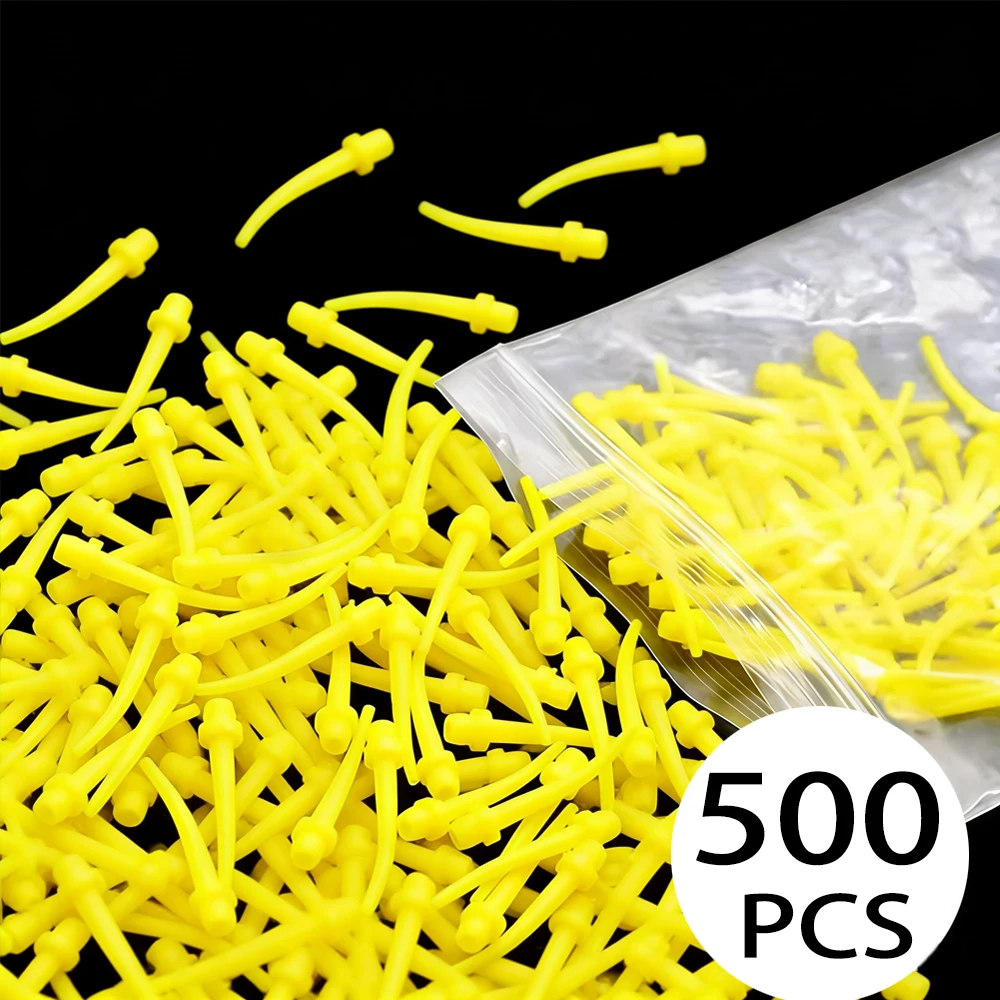 

500 шт. одноразовых насадок для смешивания и подачи силиконовой резины в шприц для внутриротовых оттискных материалов