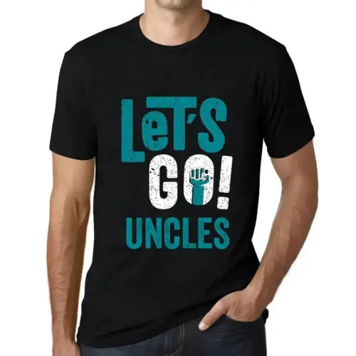 Heren Grafisch T-Shirt Laten we gaan ooms – Let's Go Uncles – Eco-vriendelijk