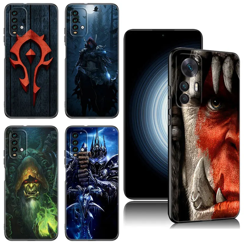 World of Warcraft Phone Case For Xiaomi Redmi K40 K50 Gaming Note 6 7 K20 K60 Pro 7A 8A 9A 9C 9i 9T 10A 10C 12C A1 A2 Plus Cover