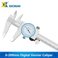 Dial Caliper 0-150mm/0-200mm/0.02mm Stainless Steel Metric Gauge Shockproof Mircometer Vernier Caliper Measuring Tool