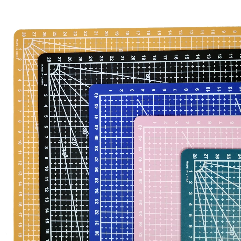 A3 A4 A5 Bastel-Schneidematte PVC-Schneideunterlage Anti-Rutsch-Schneidematte für Leder Nähen Patchwork Gravieren DIY Werkbank-Werkzeug