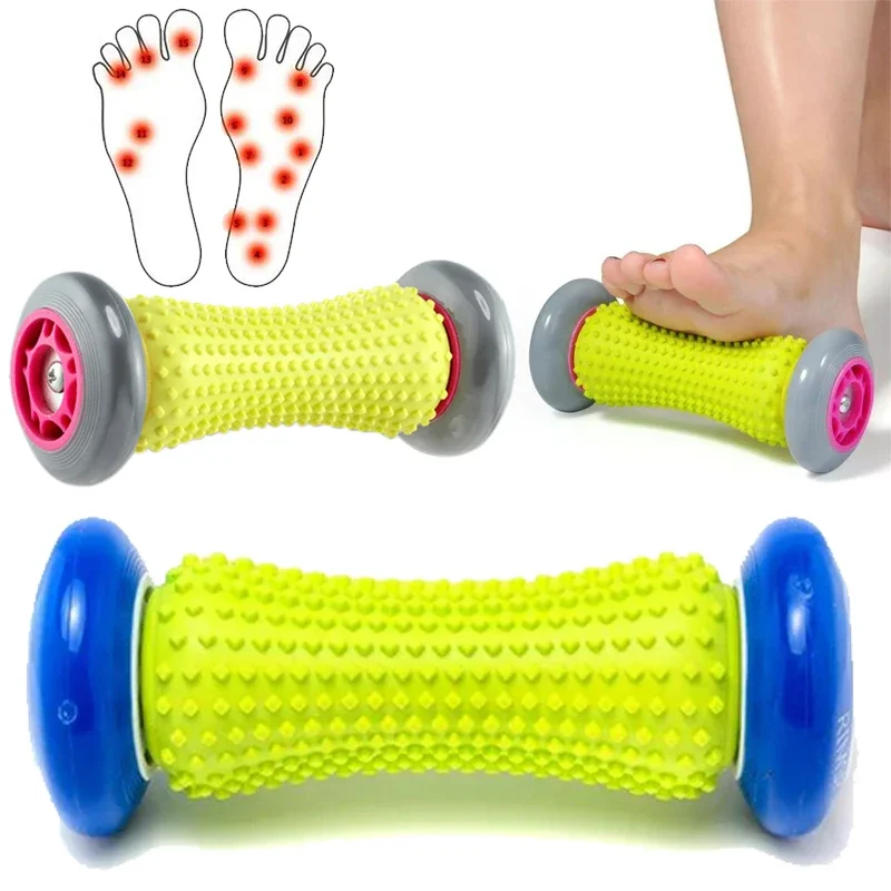 

Foot Massage Roller Fascia Roller Full Body Muscle Manual Massage Leg and Neck Relaxation Device Blue and Pink Wide spatula Cake