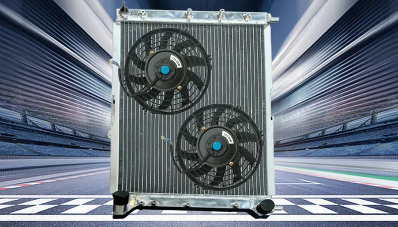 Aluminum Radiator & FAN For 1997-2006 FOR Alfa Romeo 156 Model MT 1.8 2.0 2.5 V6 1998 1999 2000 2001 2002 2003 2004 2005 97 98