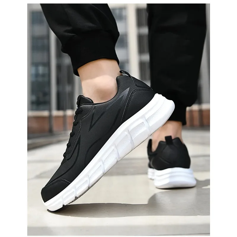 Men Casual Sports Shoes Anti-skid Durable Running Tennis Trainers Man Fashion Casual Men's Autumn Waterproof Sneakers - view 4
