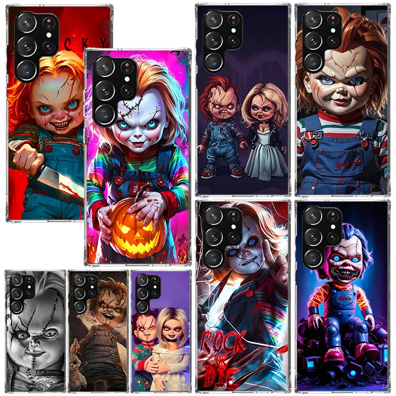 Chucky Doll Horror Movie Phone Case For Samsung Galaxy S26 S25 Edge S24 FE S23 S22 Ultra S21 Plus S20 + Art Fundas Back Cover Ga