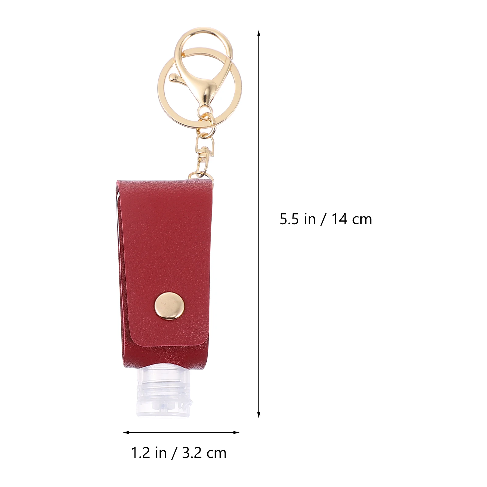 3 set hervulbare 30 ml reissleutelhangerhouders handfleshoezen voor parfumlotion draagbare fles sleutelhanger