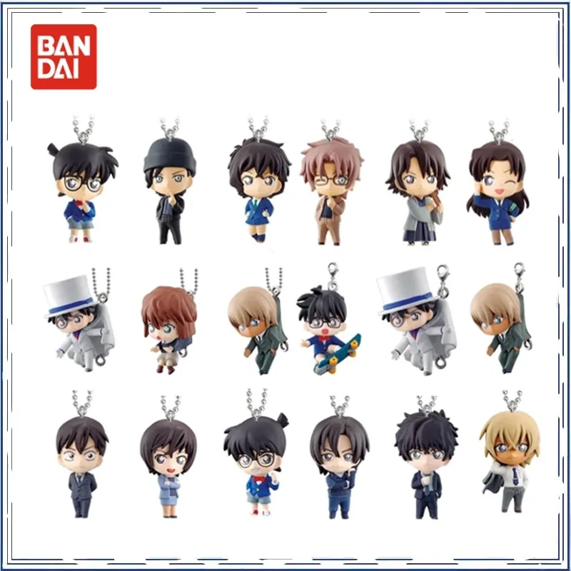 BANDAI Anime Conan Edogawa Furuya Rei Kudou Shinichi Gashapon Gifts for Children or Collection Genuine Action Figure Model Toys