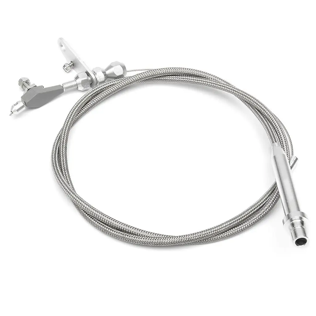 

Transmission Detent Kickdown Stainless Steel Throttle Cable for GM 350 Automatic Gearbox Replacement