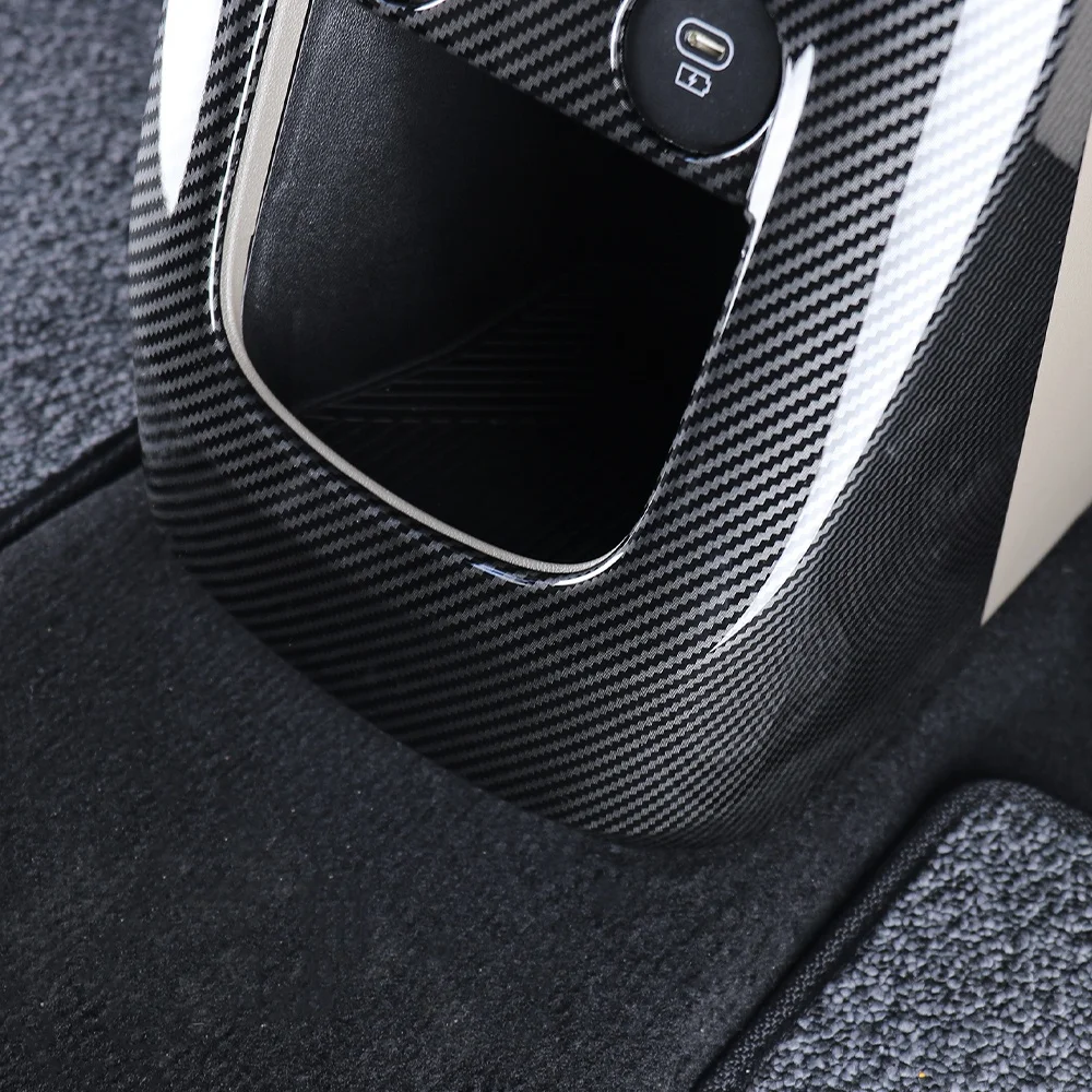 

Интерьер автомобиля, задний вентиляционное отверстие, декоративная рамка, крышка, удлинитель переключения передач, материал ABS для Hyundai IONIQ 5 2022-2025, аксессуары