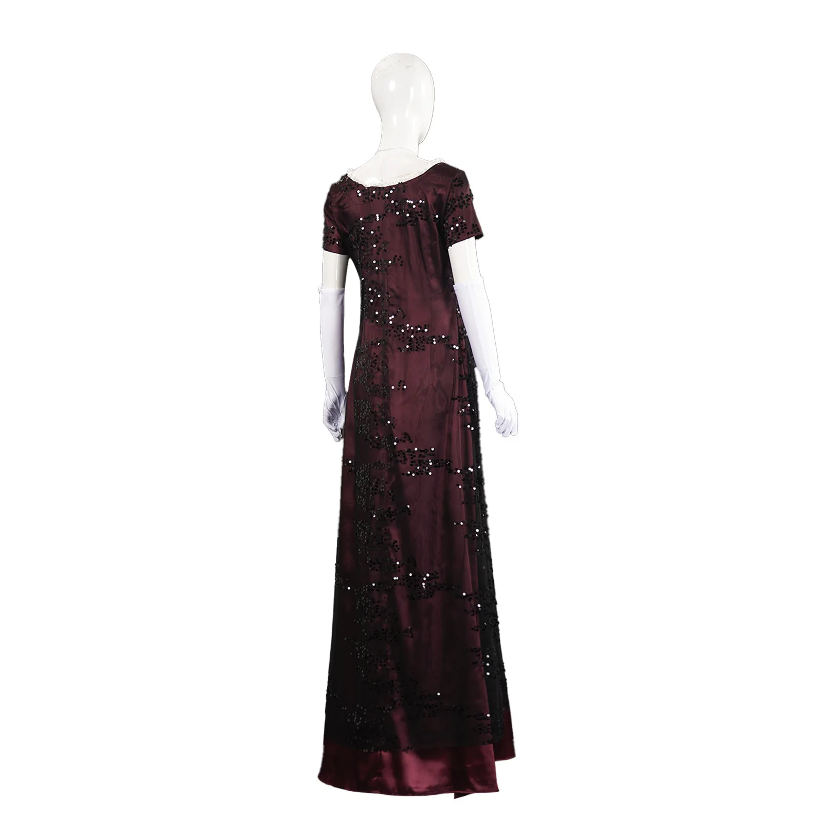 Titanic Rose Dress Cosplay Costume Movie Character Halloween Costume Evening Party Performance Clothing for Adult Women - view 4