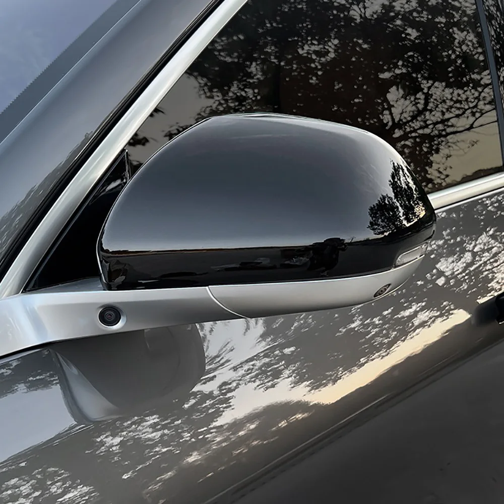 Suitable for ideal L8/L9 rearview mirror cover modification reverse mirror cover shell black warrior accessory decoration image 3