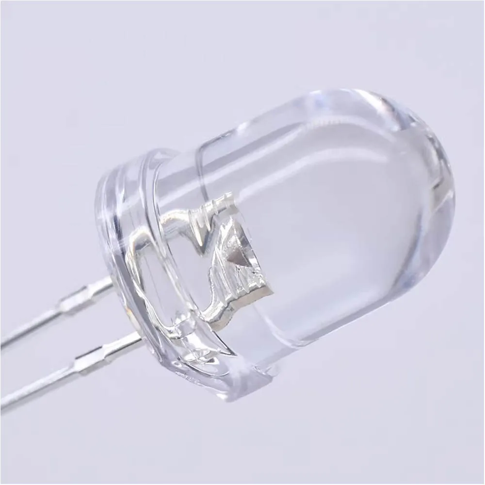 20Pcs 8MM LED Diode Kit 3V Set Light Emitting White Green Red Blue Yellow Pink Purple Orange RGB Fast Slow  Warm LED KIT