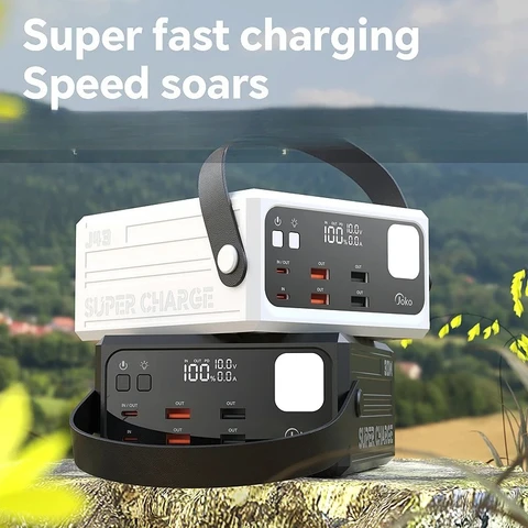 Портативное зарядное устройство (Power Bank) 100000 мАч для кемпинга, быстрая зарядка 22.5 Вт, внешний аккумулятор для iPhone и Xiaomi