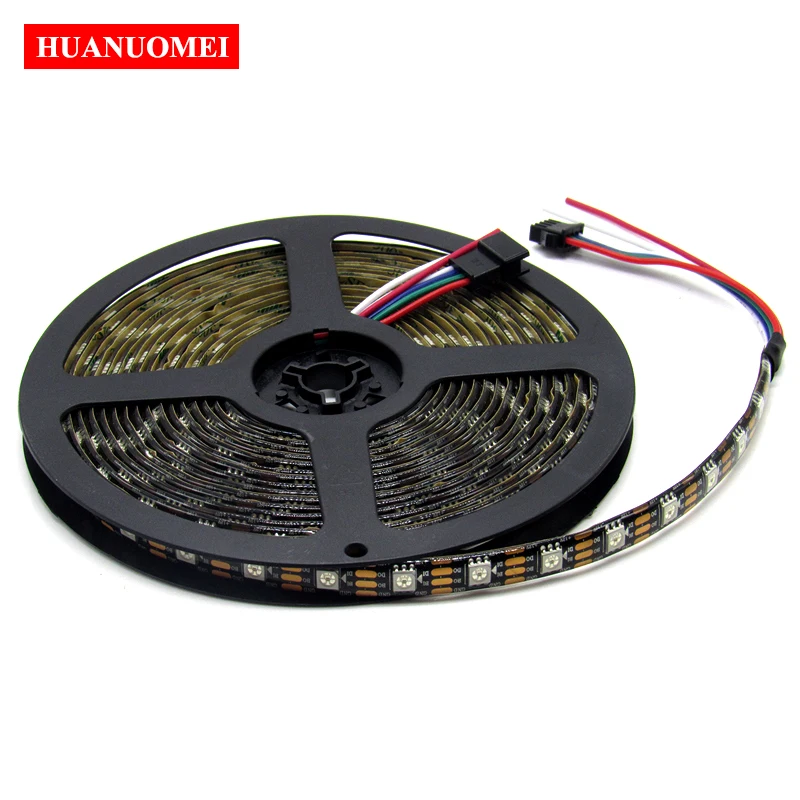 12V Adresseerbare LED Strip WS2815 60LEDs/M RGB Magische Kleur Pixel Flexibele Tape Verlichting Zwart PCB Waterdichte IP65 Digitale TV Lamp