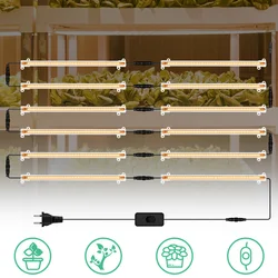 30cm Sunlight Full Spectrum LED Grow Light Greenhouse Phytolamp Plants Lamp For Seedling Flower Indoor Cultivation Growth Lights