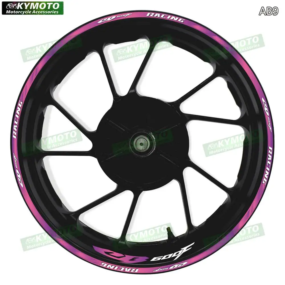 

Аксессуары для мотоциклов Honda CB600F CB 600F, 17-дюймовое градиентное переднее и заднее колесо, светоотражающие наклейки, обтекатели и ступицы колеса