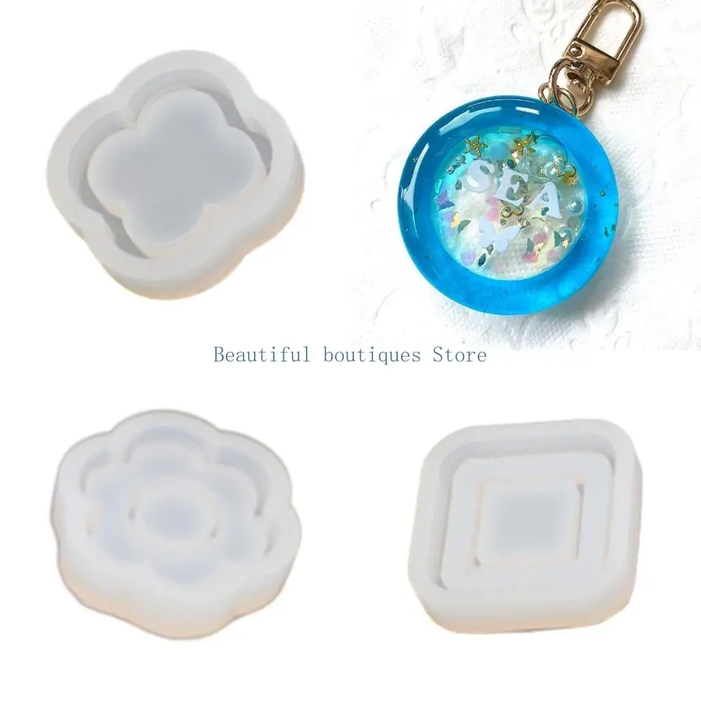

U4LF Resin Shaker Mold Silicone Mold Casting Epoxy Mold Multi-Shapes