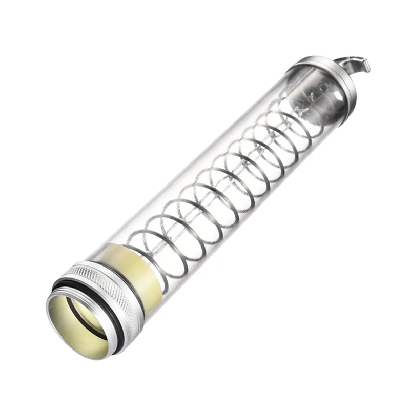 A43F-مسدس الشحوم أنبوب شفاف ارتفاع ضغط الشحوم بندقية الأنابيب واجب الشحوم بندقية شفافة الثقيلة الشحوم بندقية أنبوب واضح