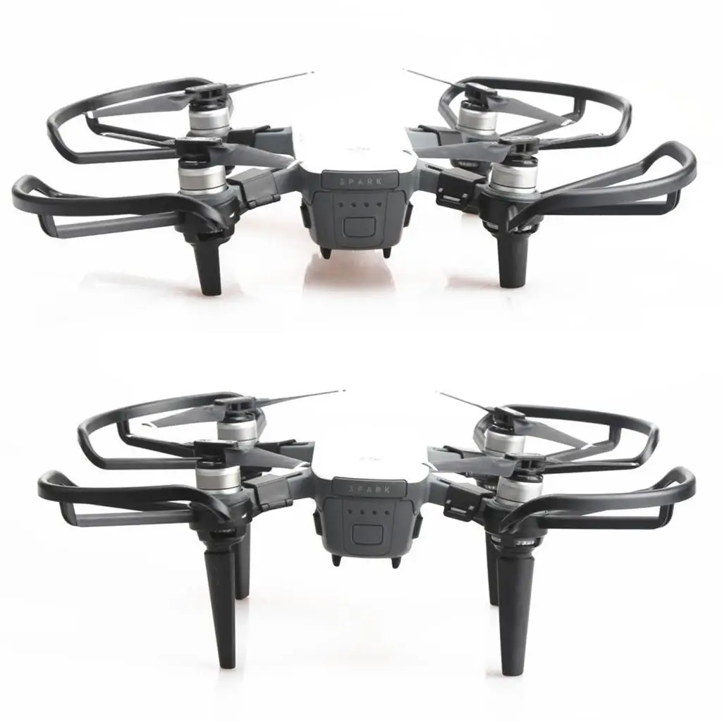 RC Parts Combo Propeller Protector and Landing Gear Set White Durable Accessories for Spark