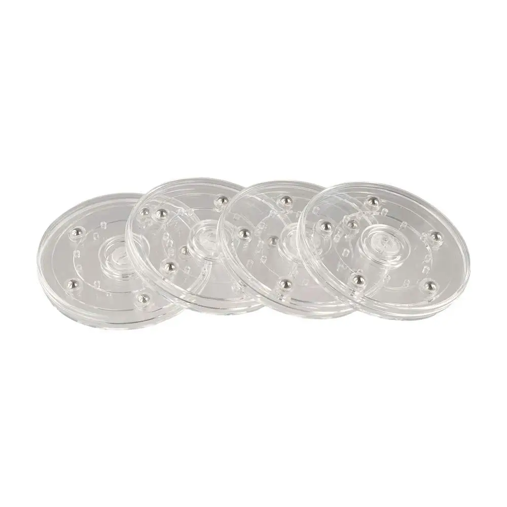 Creative 360-Degree Acrylic Turntable Transparent Clear Rotating Display Stand Round Plastic 360-Degree Rotary Table Antique