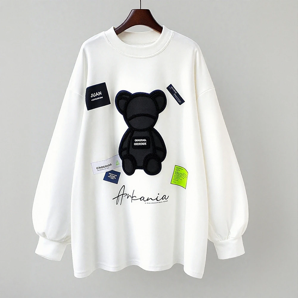 Casual Fit Hoodie Straight Sleeve No Decoration Comfortable Loose Women's Sweatshirt Casual Style Fashion Clothing