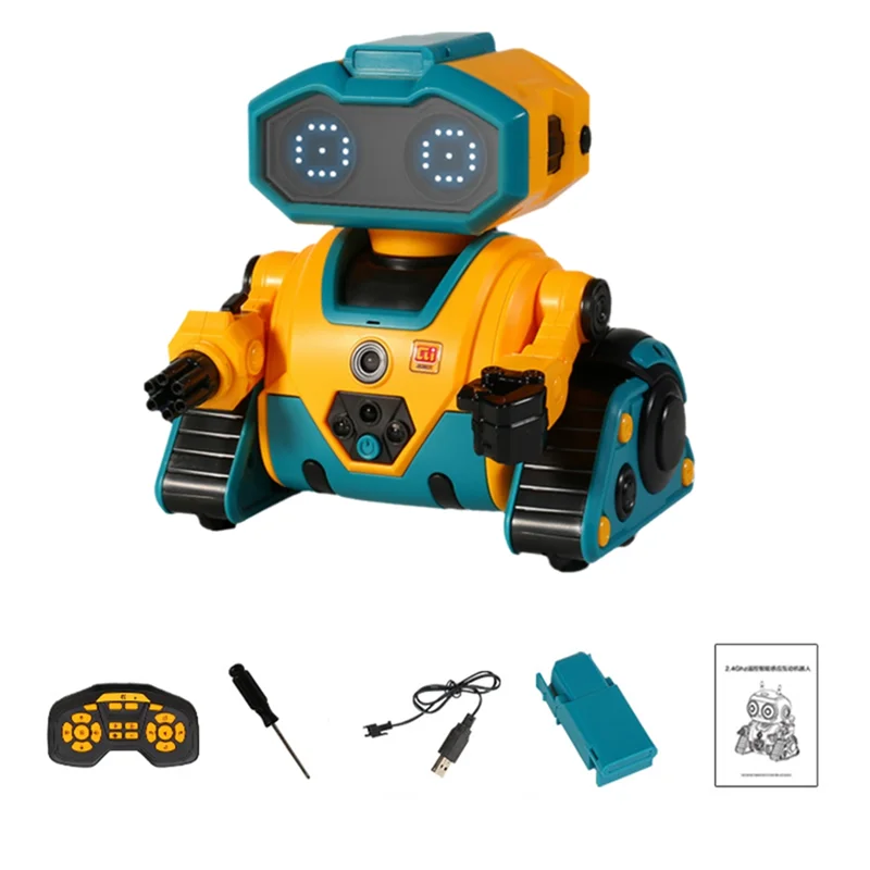 

B24C-Gesture Sensing Music Dance RC Robot Intelligent 2.4G Remote Control Induction Interactive Birthday Gift A