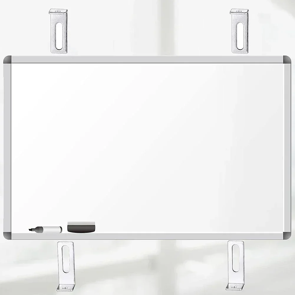 Whiteboard Mounting Hardware Kit With Full Set Of Metal Brackets Screws And Expansion Tubes For Hassle Installation