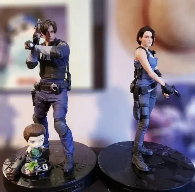 バイオハザードのキャラクターのアクションフィギュアのおもちゃ