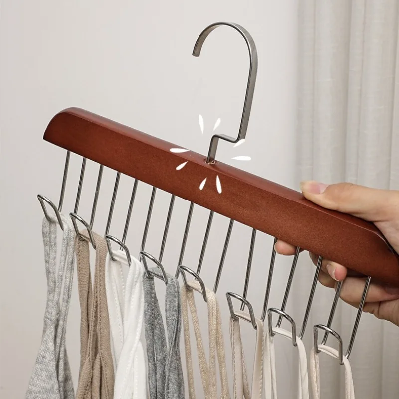 

Multi-functional Women Storage Bra Hanger Sturdy Durable Home Wardrobe Hanger Organizer for Men Tie Belt Women Bra Sling Beanie