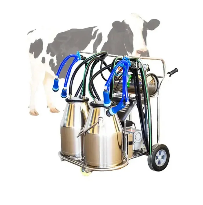 hot sale mini pulse speed adjustable single cow sheep milk machine automatic portable cattle goat milking machine