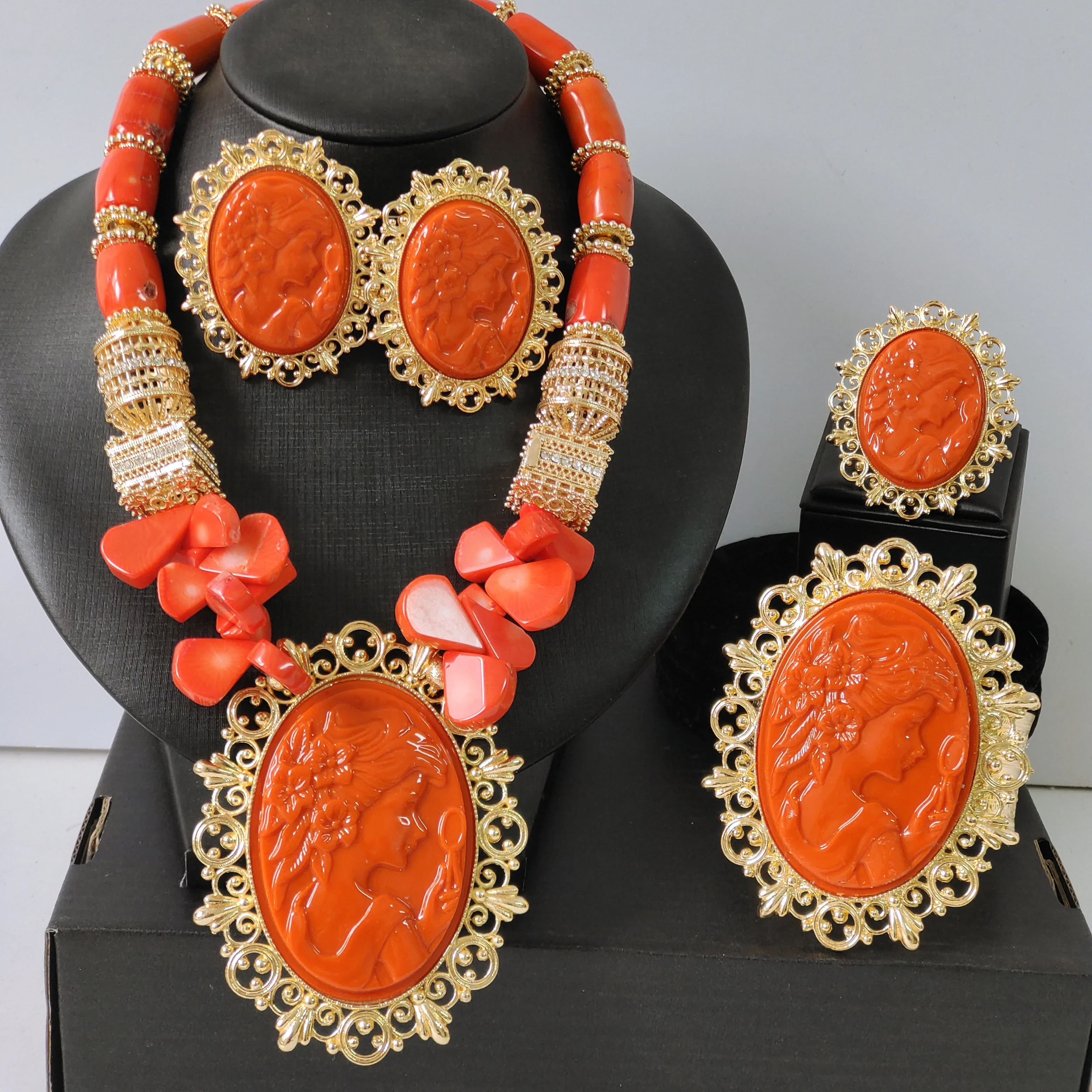 traditional-nigerian-wedding-original-coral-beads-bridal-jewelry-sets-african-beads-jewelry-necklace-set