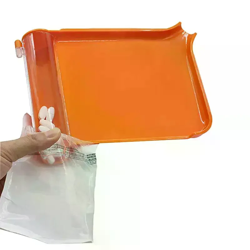 Pill Counting Tray With Spatula Pharmacy Right Hand Counter Tray Medications Plastic Medicine For Counting Pill