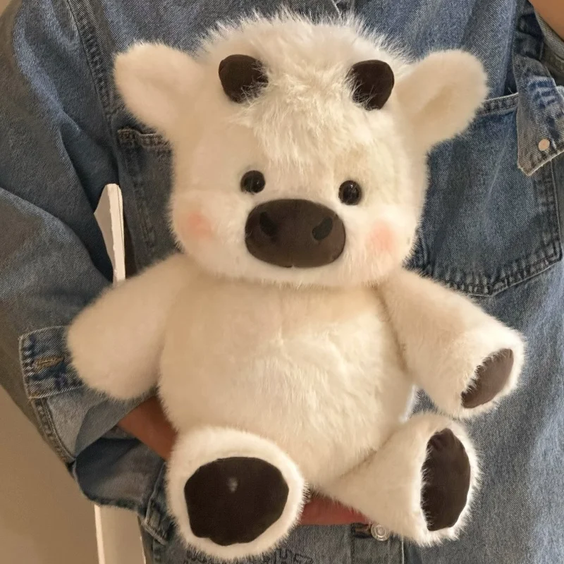 

Cute Will Move Premium Quality Highland Cow Plush Toy Cute Fluffy Soft Stuffed Animal Bed Decor Doll Romantic Gift For Friends