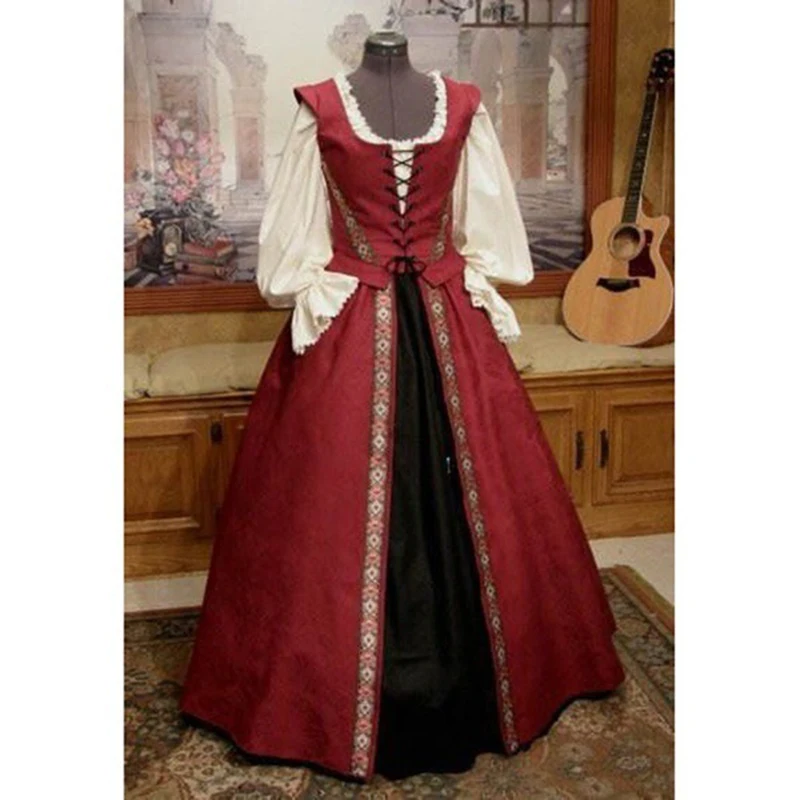 Imagem -04 - Maria Antonieta-trajes Góticos Femininos Steampunk Medieval Vitoriano Renascimento Traje Vestido para Festa de Carnaval 2023