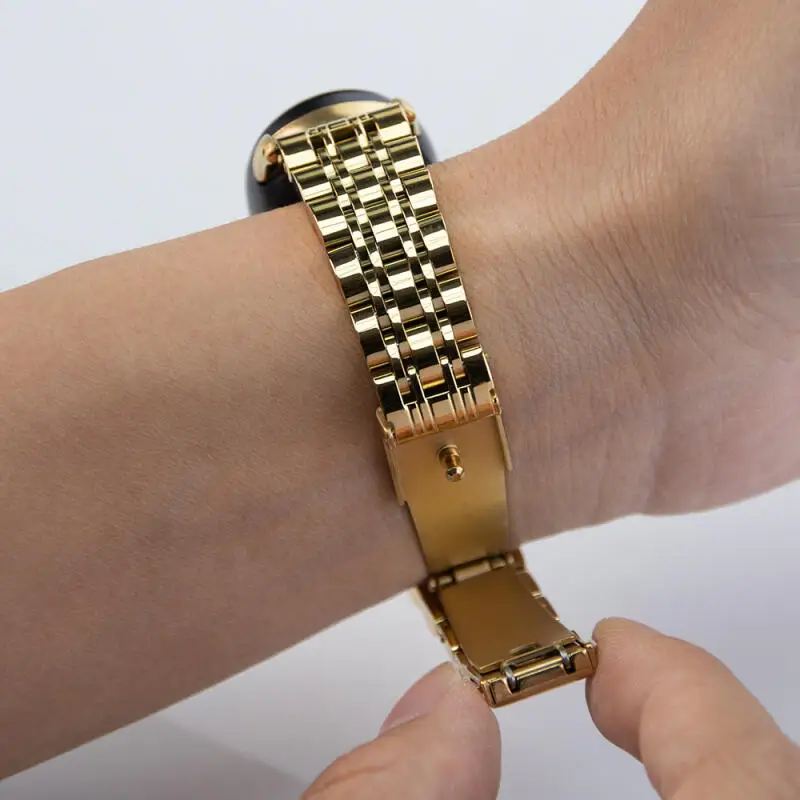 Pulseira de aço inoxidável para xiaomi mi band 8 pulseira de metal para xiaomi mi band 9 banda substituível smartwatch correa acessórios