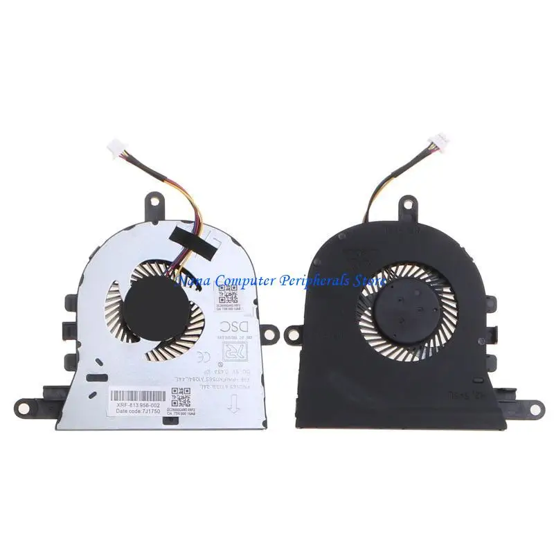 F68C 1 Piece CPU Cooling Fan for Dell 3590 L3590 E3590 Notebook Radiator for DC 5V 0.5A 4 pin 4wire Laptop Cooler