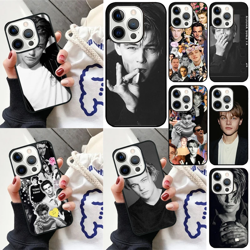 Leonardo DiCaprio young Super Star phone Case Cover For iPhone 16 15 14 Plus X XR XS for apple 16 11 12 13 mini Pro Max