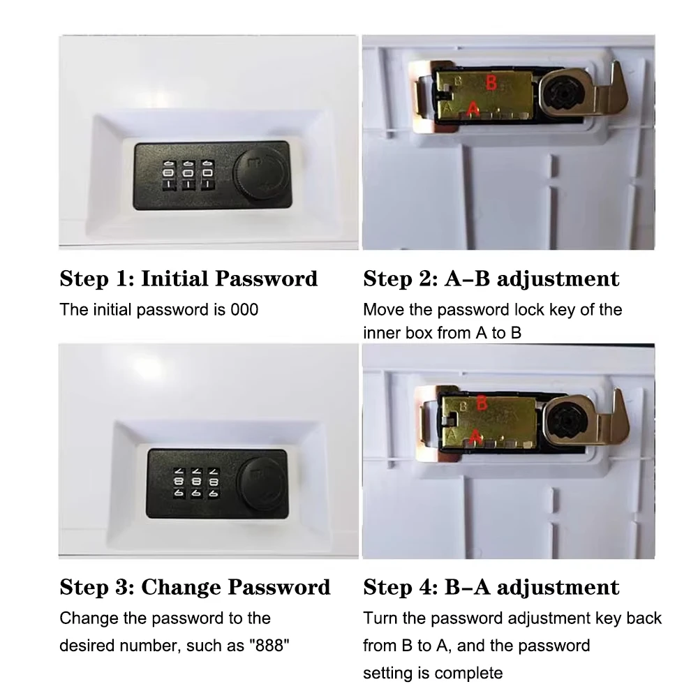 Key Box Locker Cash Bill Money Coin Storage Jewellery Lock Box with Combination Lock Money Hidden Password Box Dictionary Book