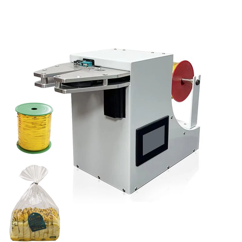 Automatic Bread Candy Gift Bundling Tying Bag Automatic Twist Tie Machine