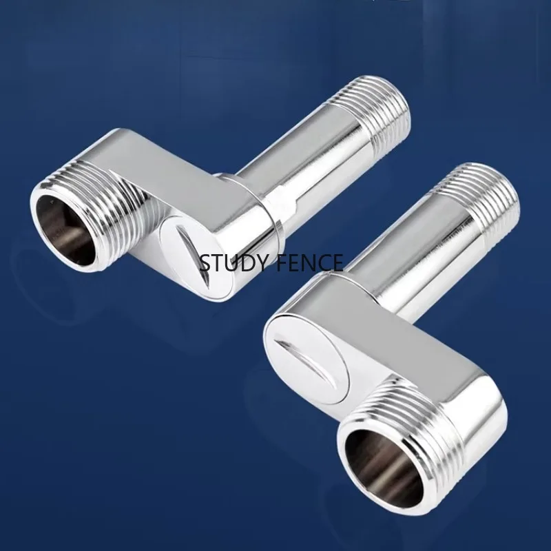 2pcs 360 ° Rotating Faucet Angle, Metal Faucet Corner, Bathroom/kitchen Faucet Connector, Household Hardware Accessories