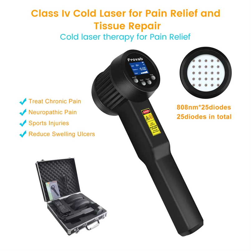 

25 Diodes Cold Laser Therapy Cost per Session 808nm Foot Laser Medical Laser Therapy for Tendon Ligament Strain Bone Regrowth