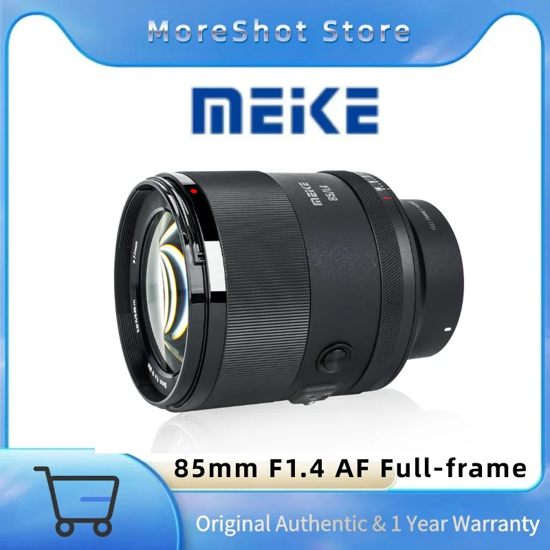 

MEIKE 85mm F1.4 Full Frame Auto Focus STM Large Aperture Portrait Lens for Sony E Nikon Z Panasonic Lumix Sigma