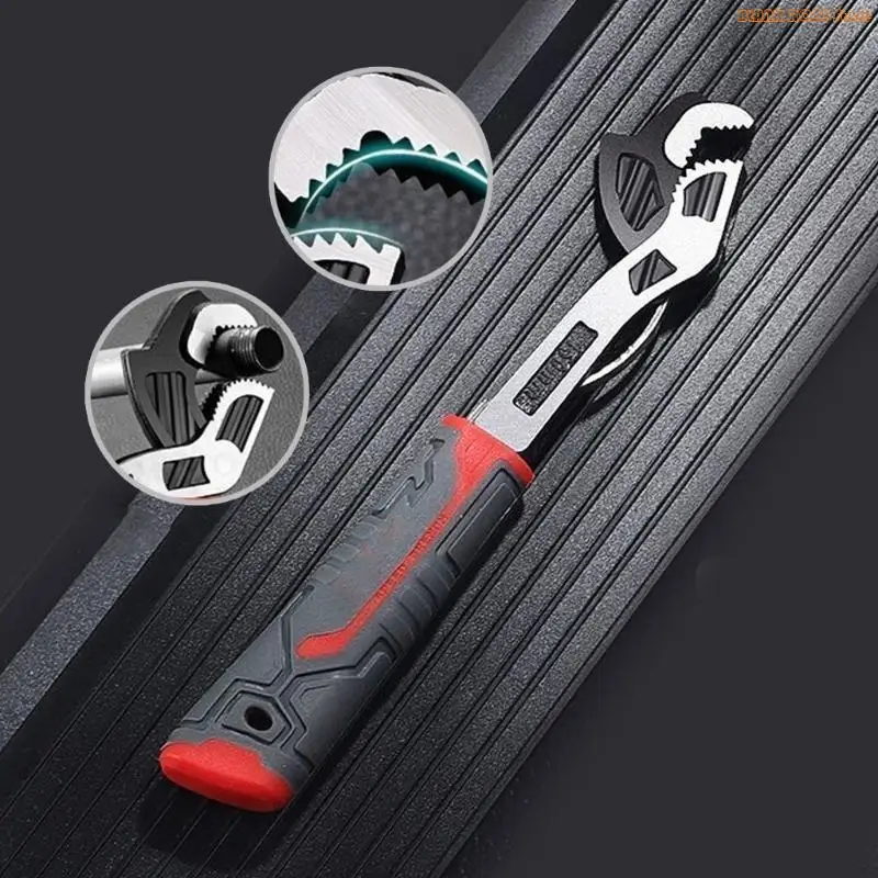 K1AE Heavy Duty Pipe Wrench 6inch/8inch/10inch/12inch Pipe Vise Wrench Locking Universal Adjustable Pipe Wrench