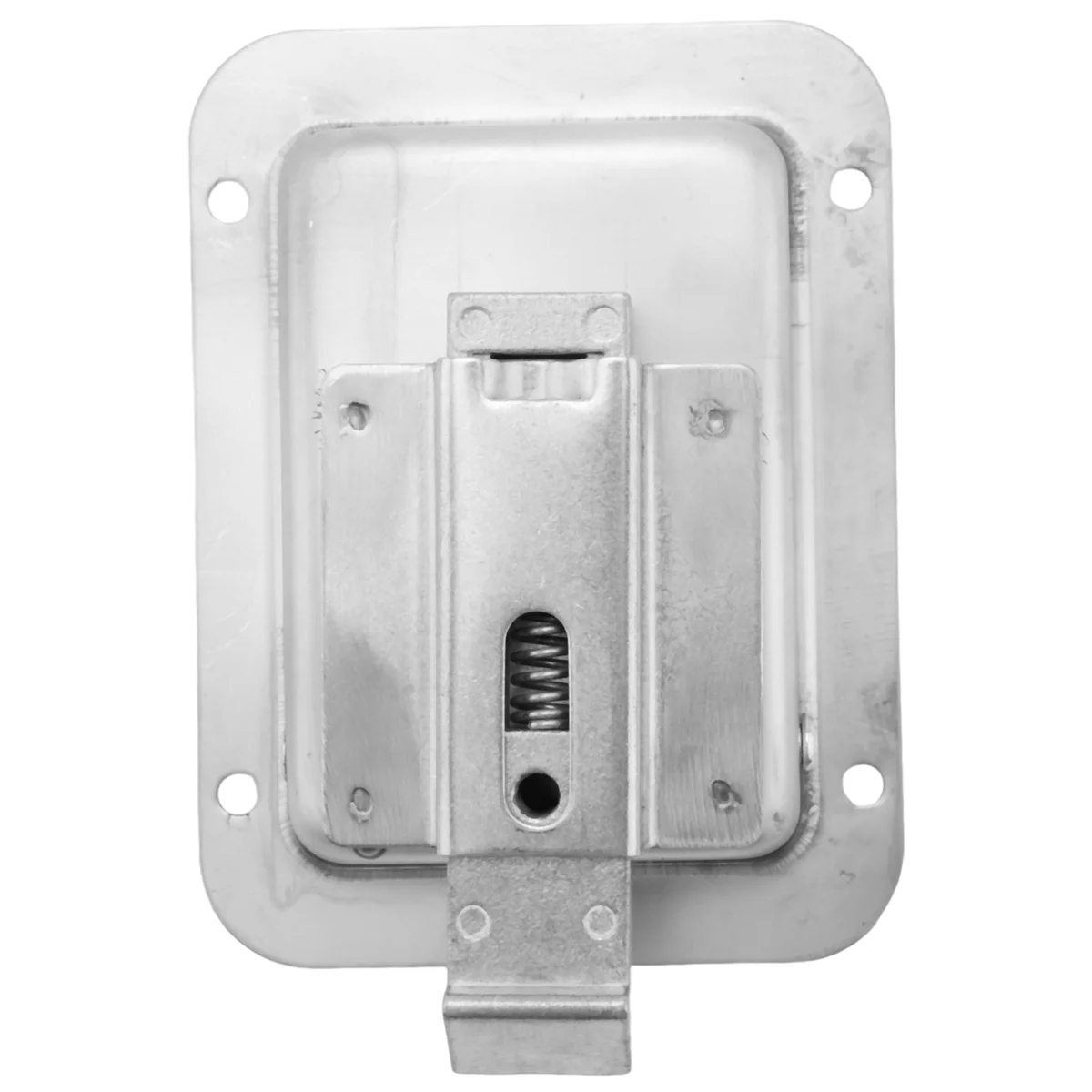 Paddle Slam Latch with Lock & Key Travel Trailer Lock Stainless Steel RV Door Latch Heavy Duty Flush Mount Handle Latch