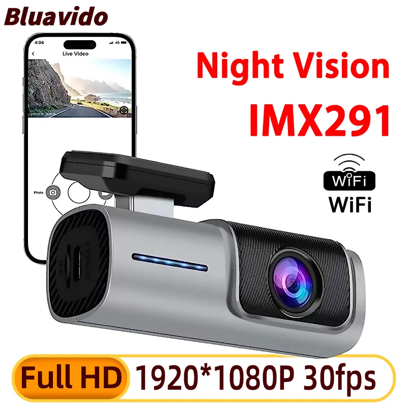 Full HD 1080P Best Dash Cam IMX291 SNV Starlight Night Vision Car Video Recorder Camera G-sensor Wide Road Angle Vehicle DVR