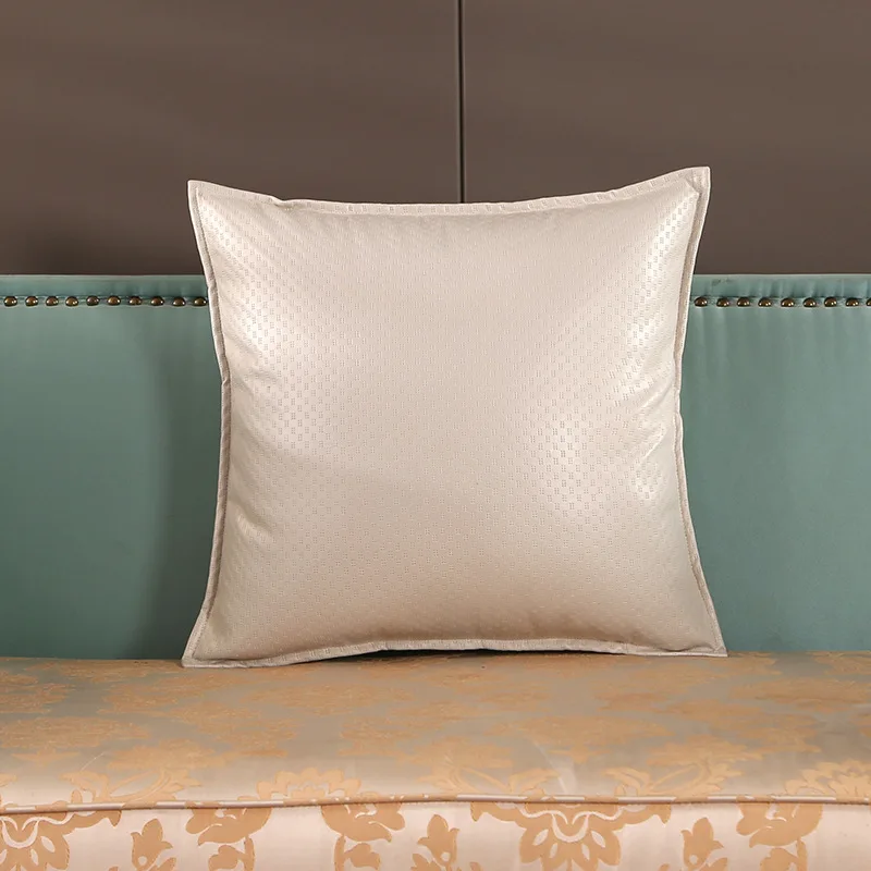 New Modern Luxurious Leather Cushion Cover High Technology Fabric Sofa Car Pillowcase Waterproof Home Decorative Pillow Covers