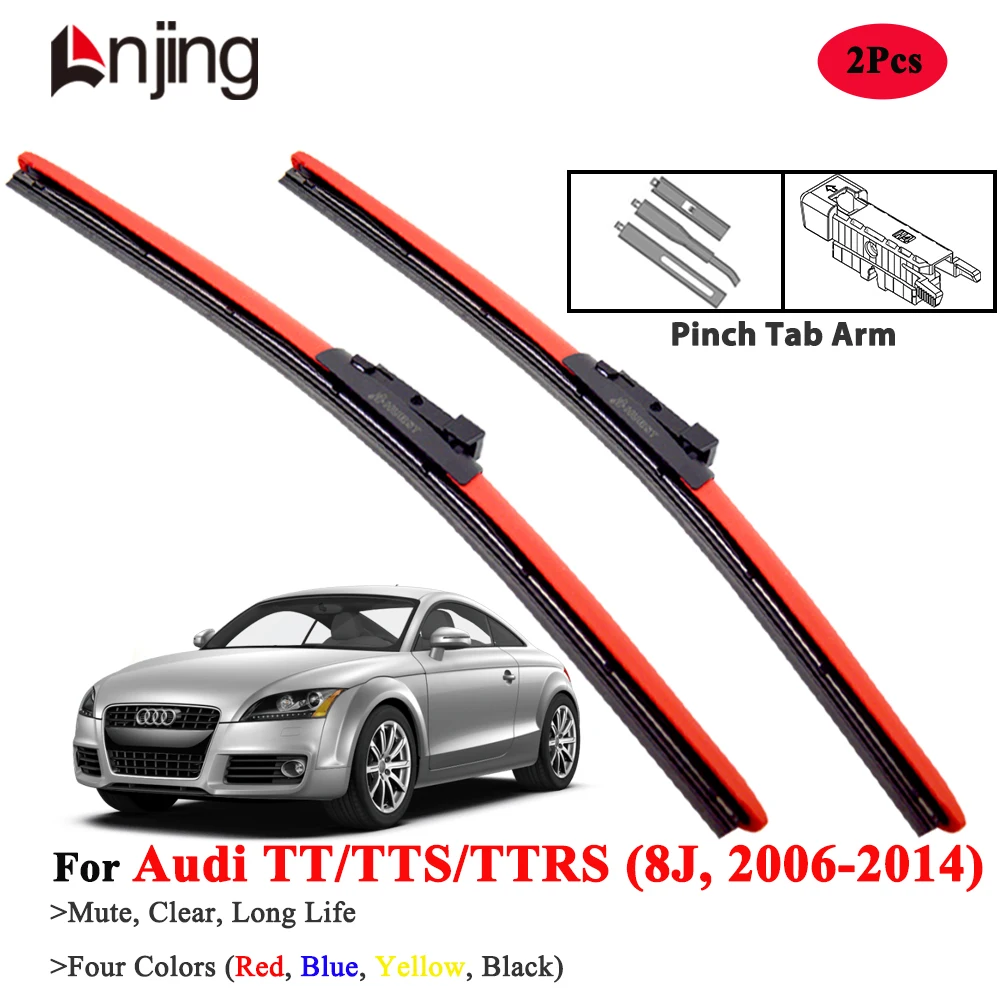 

LNJING Wiper Blade For Audi TT TTS TTRS Roadster Quattro 8J 2006-2014
